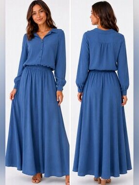 MODESSES Beautiful 2 Piece Maxi Skirt Set. NWT